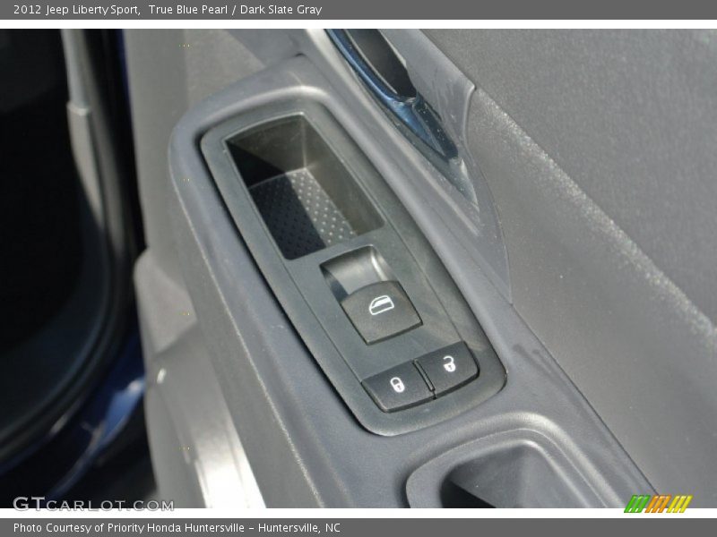 True Blue Pearl / Dark Slate Gray 2012 Jeep Liberty Sport