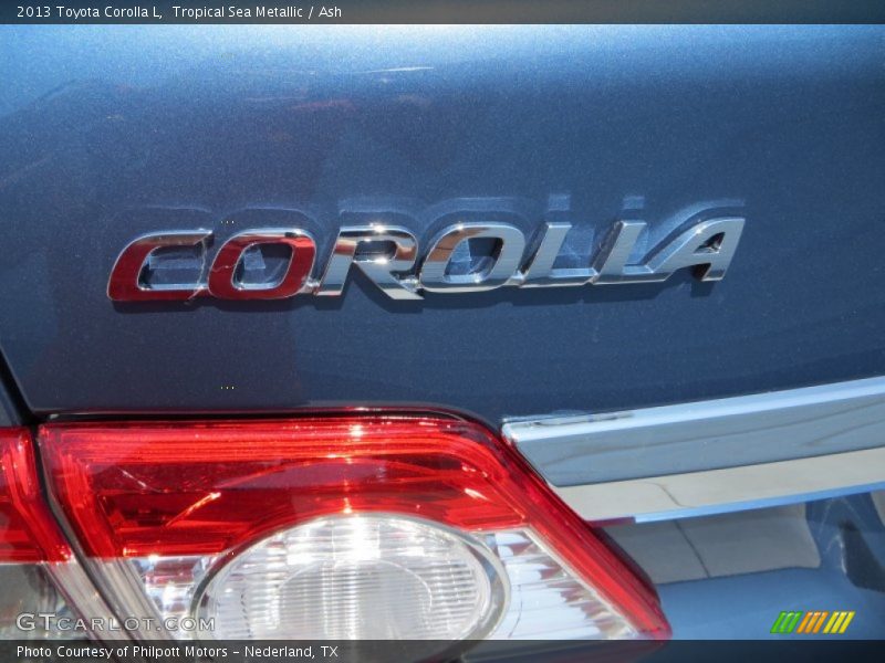 Tropical Sea Metallic / Ash 2013 Toyota Corolla L