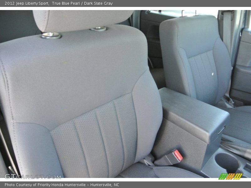 True Blue Pearl / Dark Slate Gray 2012 Jeep Liberty Sport