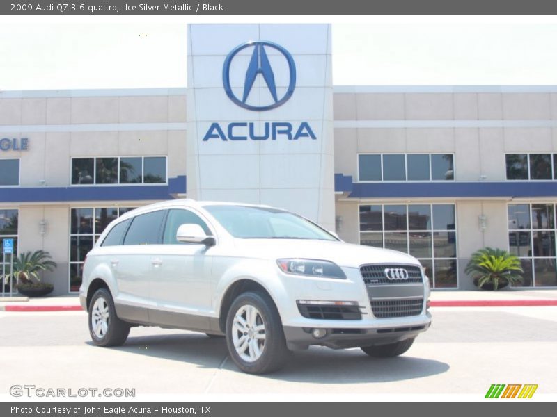 Ice Silver Metallic / Black 2009 Audi Q7 3.6 quattro