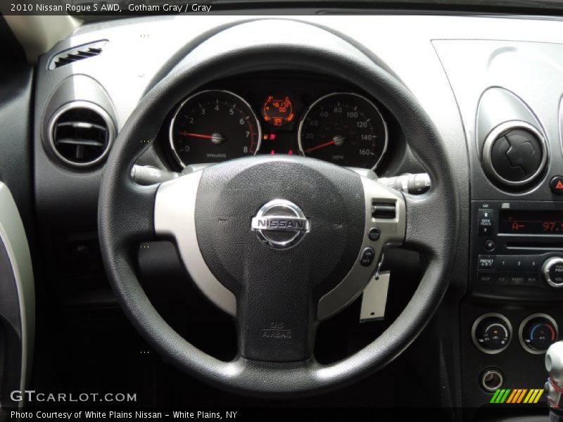 Gotham Gray / Gray 2010 Nissan Rogue S AWD
