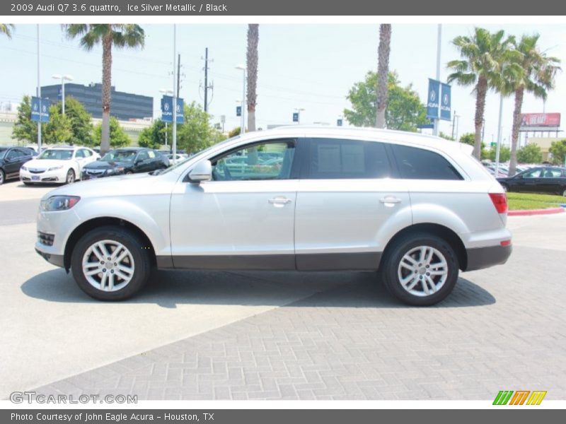 Ice Silver Metallic / Black 2009 Audi Q7 3.6 quattro