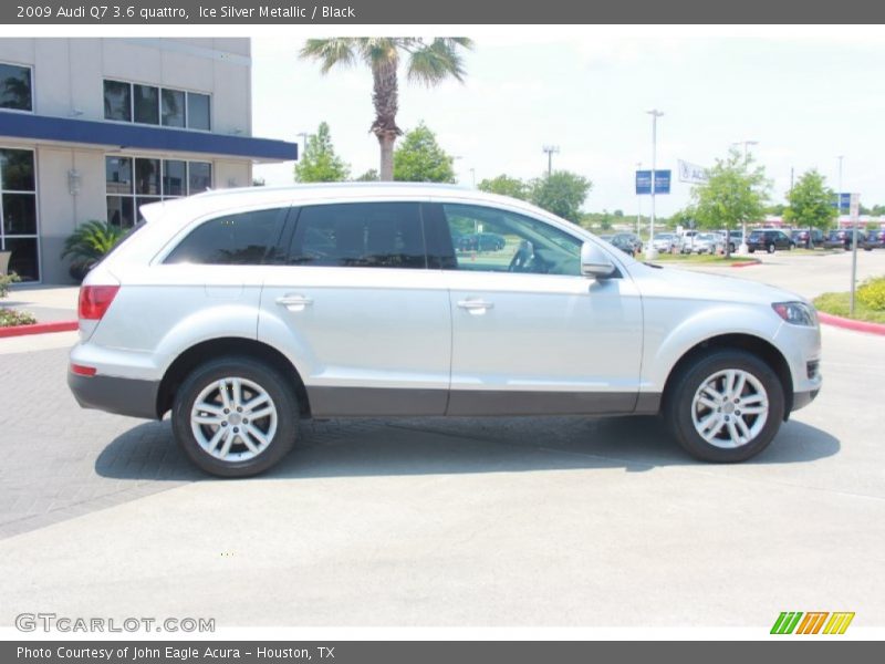 Ice Silver Metallic / Black 2009 Audi Q7 3.6 quattro