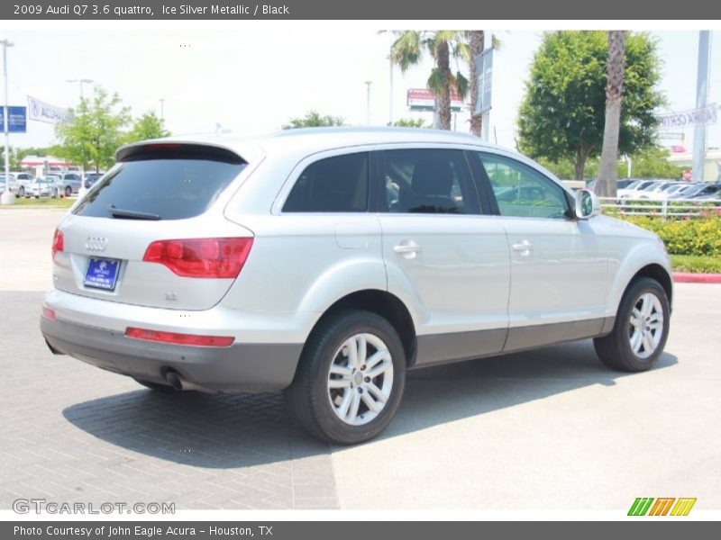 Ice Silver Metallic / Black 2009 Audi Q7 3.6 quattro