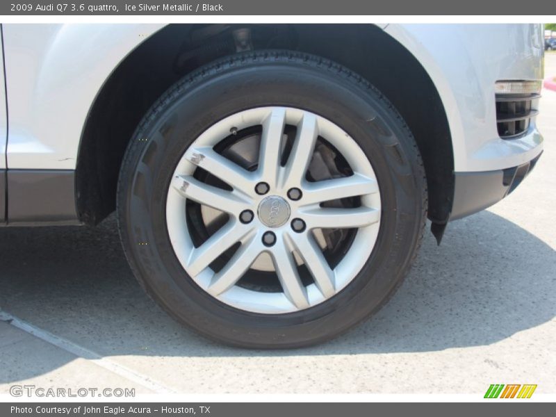 Ice Silver Metallic / Black 2009 Audi Q7 3.6 quattro