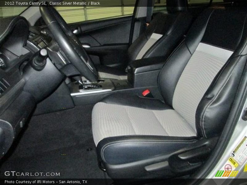 Classic Silver Metallic / Black 2012 Toyota Camry SE