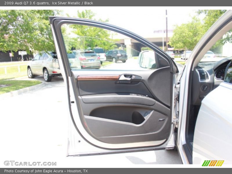 Ice Silver Metallic / Black 2009 Audi Q7 3.6 quattro