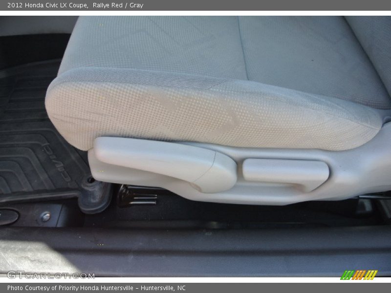 Rallye Red / Gray 2012 Honda Civic LX Coupe