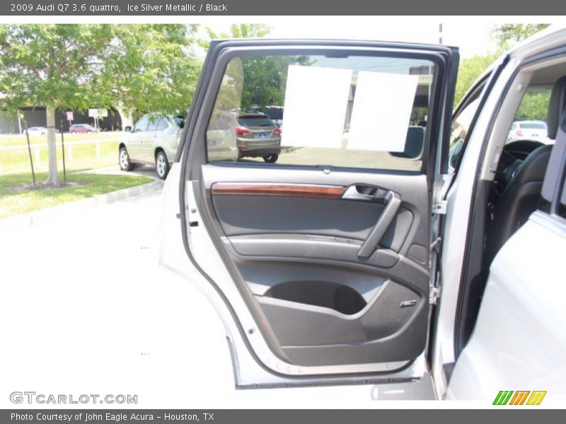Ice Silver Metallic / Black 2009 Audi Q7 3.6 quattro
