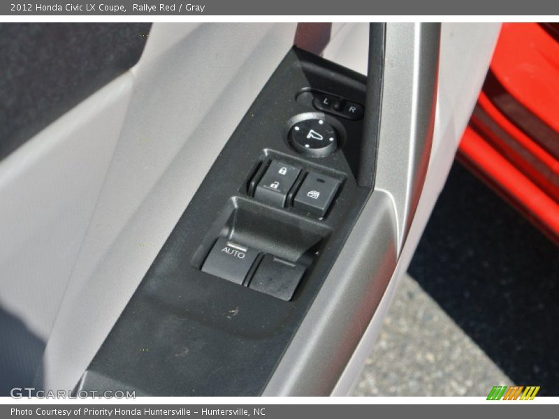 Rallye Red / Gray 2012 Honda Civic LX Coupe