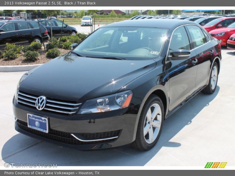 Black / Titan Black 2013 Volkswagen Passat 2.5L SE
