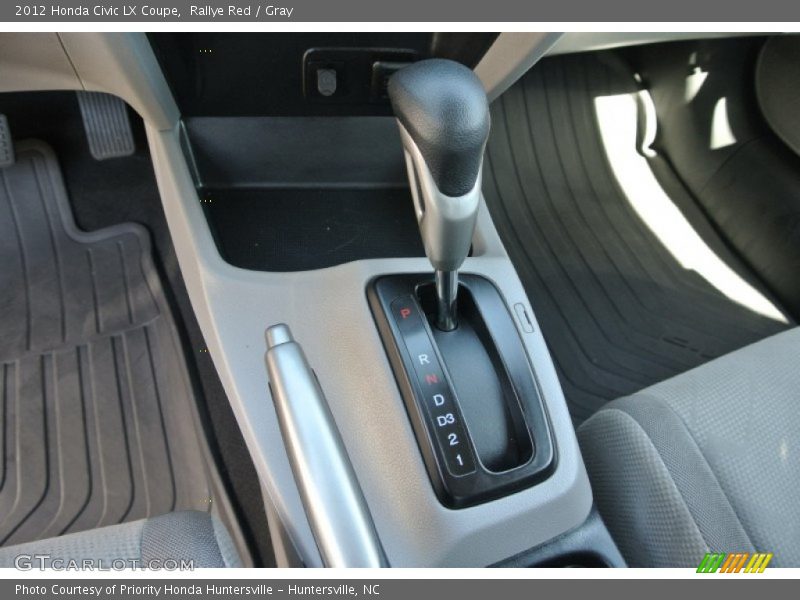 Rallye Red / Gray 2012 Honda Civic LX Coupe