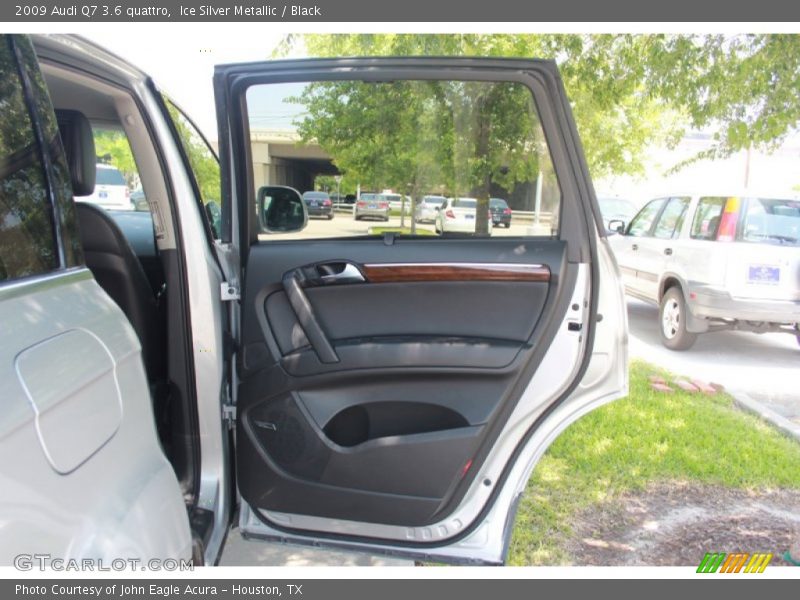 Ice Silver Metallic / Black 2009 Audi Q7 3.6 quattro