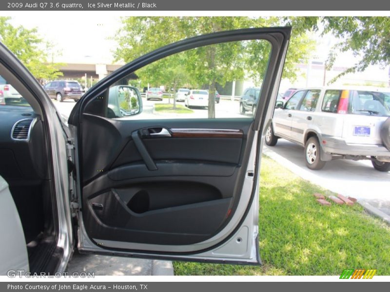 Ice Silver Metallic / Black 2009 Audi Q7 3.6 quattro