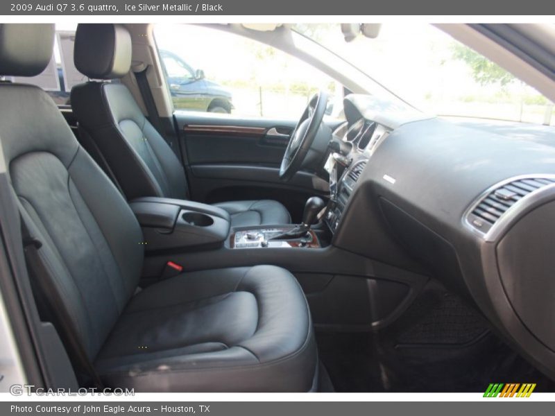Ice Silver Metallic / Black 2009 Audi Q7 3.6 quattro