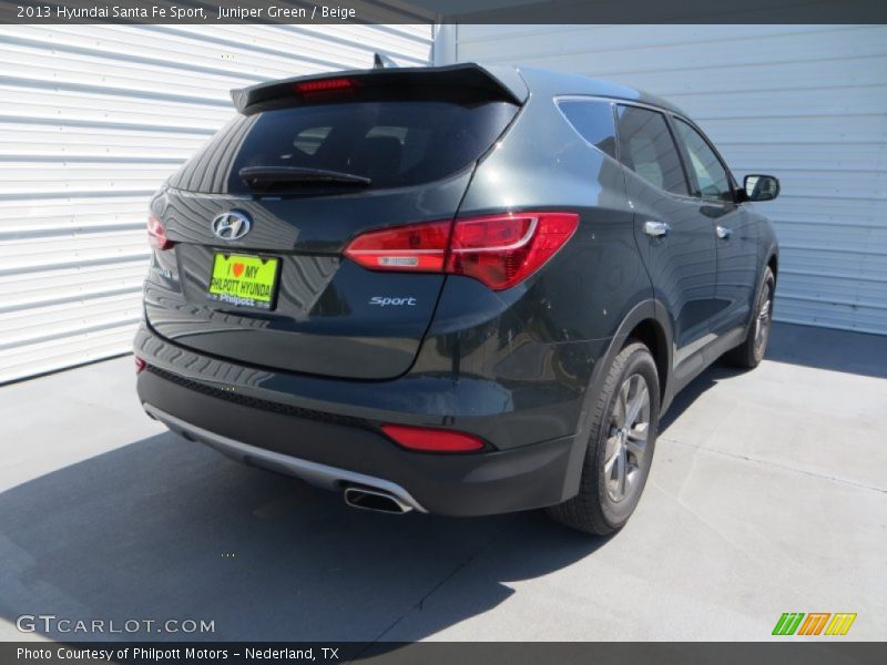 Juniper Green / Beige 2013 Hyundai Santa Fe Sport