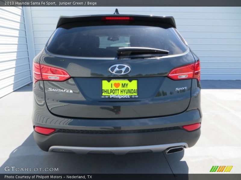 Juniper Green / Beige 2013 Hyundai Santa Fe Sport