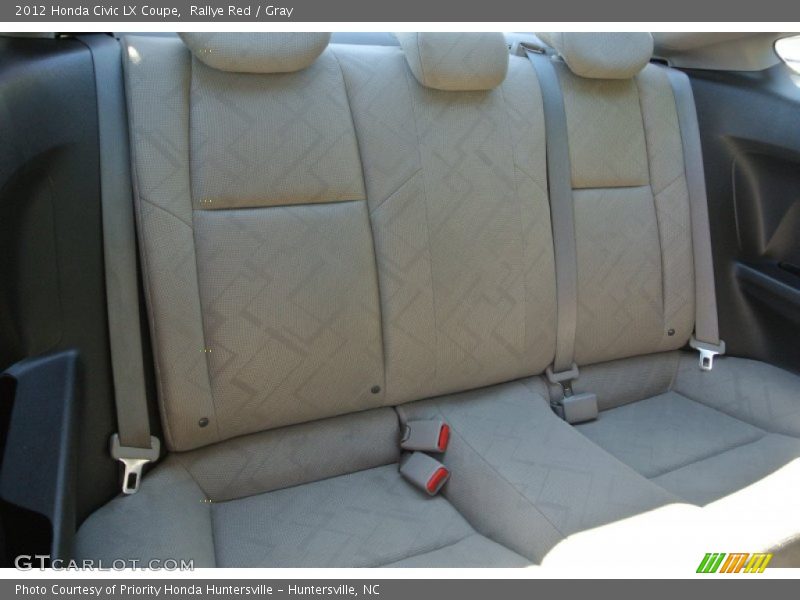 Rallye Red / Gray 2012 Honda Civic LX Coupe