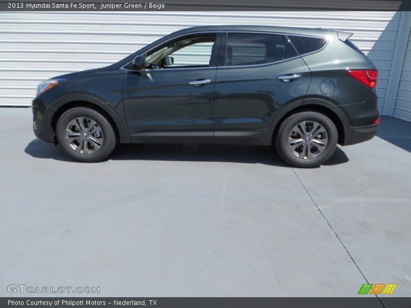 Juniper Green / Beige 2013 Hyundai Santa Fe Sport