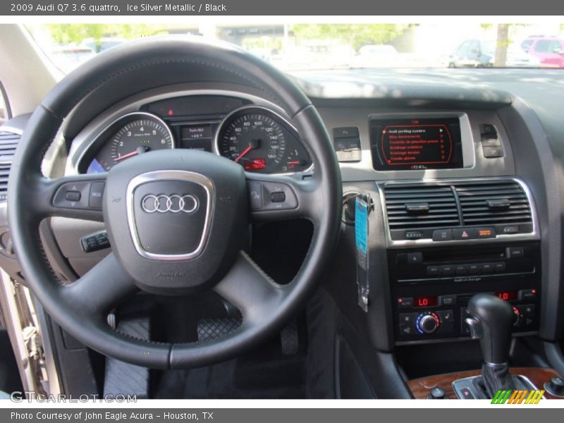 Ice Silver Metallic / Black 2009 Audi Q7 3.6 quattro