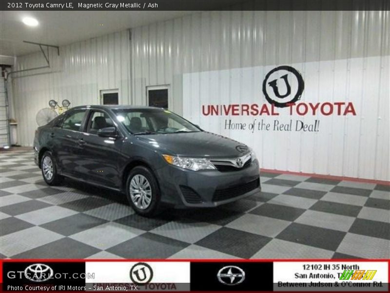 Magnetic Gray Metallic / Ash 2012 Toyota Camry LE