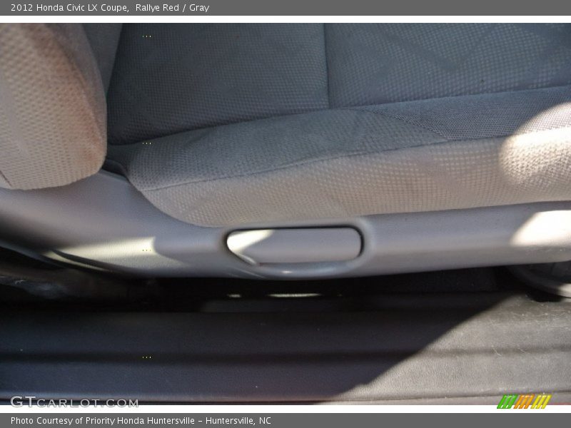 Rallye Red / Gray 2012 Honda Civic LX Coupe