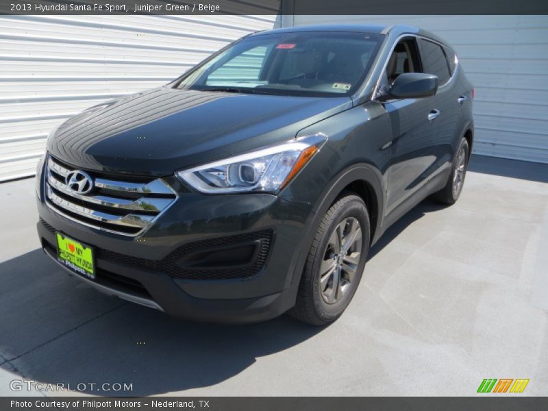 Juniper Green / Beige 2013 Hyundai Santa Fe Sport