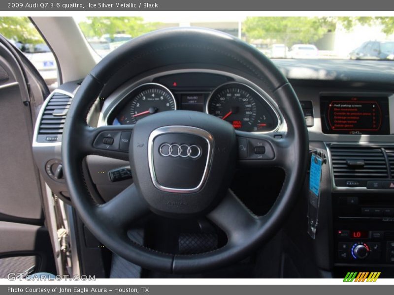 Ice Silver Metallic / Black 2009 Audi Q7 3.6 quattro