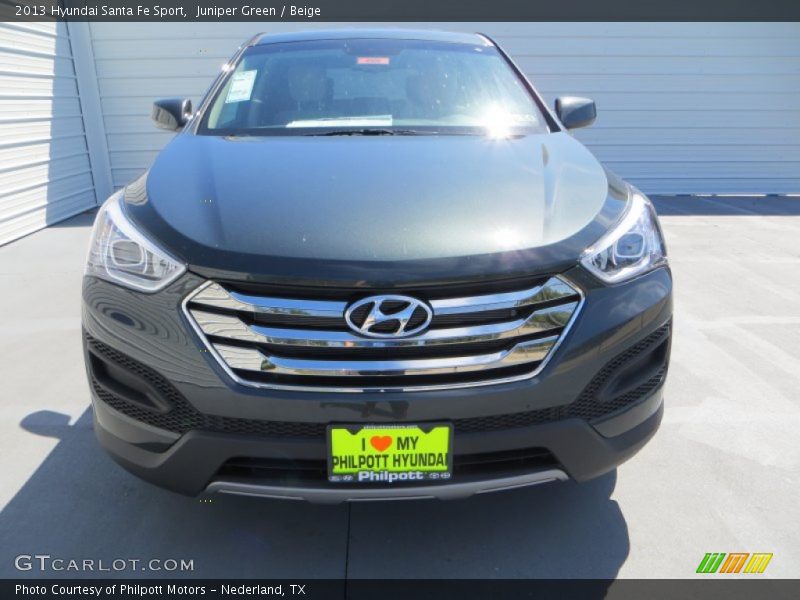 Juniper Green / Beige 2013 Hyundai Santa Fe Sport