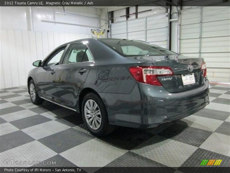 Magnetic Gray Metallic / Ash 2012 Toyota Camry LE