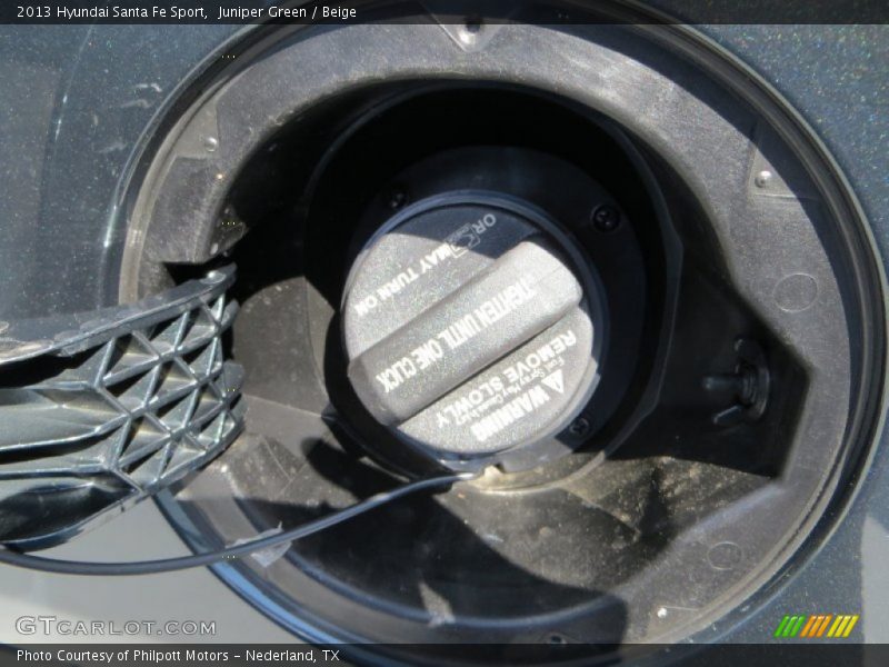 Juniper Green / Beige 2013 Hyundai Santa Fe Sport