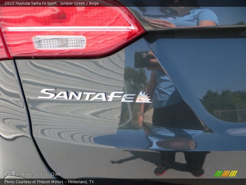 Juniper Green / Beige 2013 Hyundai Santa Fe Sport