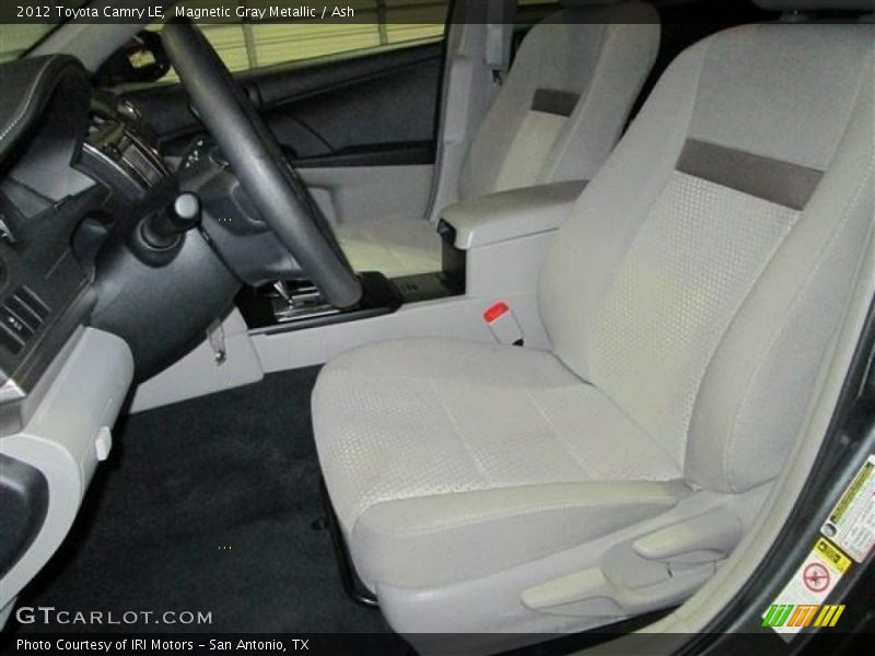 Magnetic Gray Metallic / Ash 2012 Toyota Camry LE