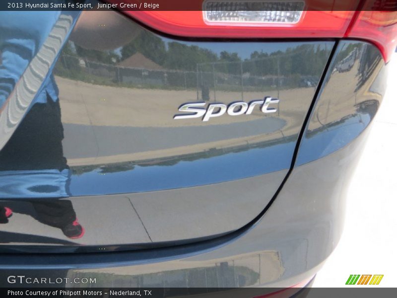 Juniper Green / Beige 2013 Hyundai Santa Fe Sport