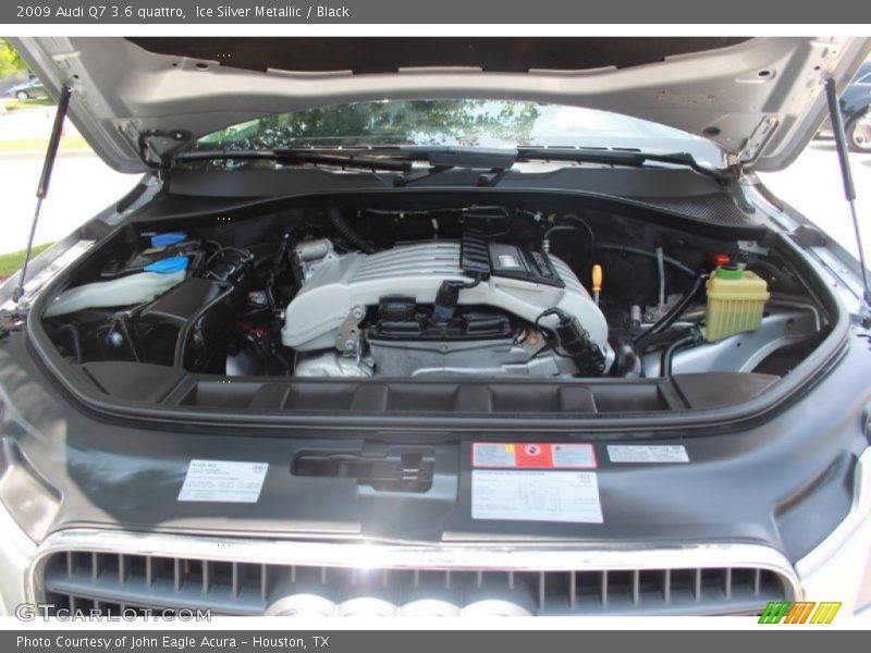 Ice Silver Metallic / Black 2009 Audi Q7 3.6 quattro