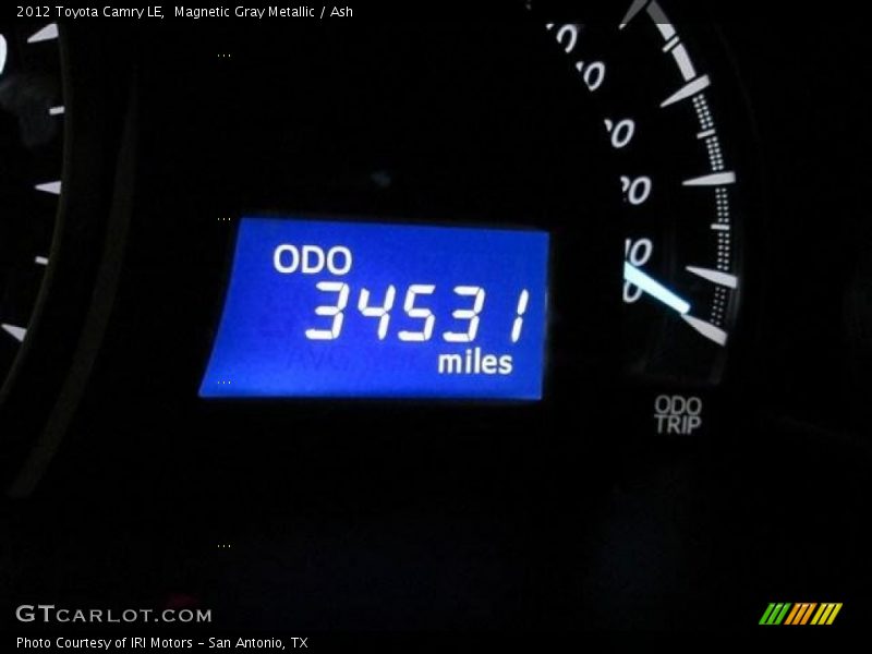 Magnetic Gray Metallic / Ash 2012 Toyota Camry LE