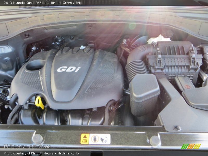 Juniper Green / Beige 2013 Hyundai Santa Fe Sport