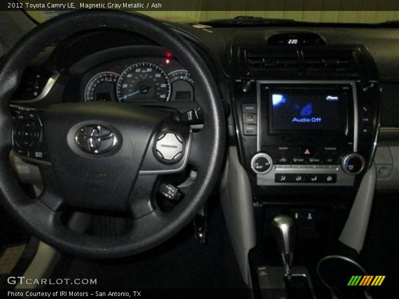 Magnetic Gray Metallic / Ash 2012 Toyota Camry LE