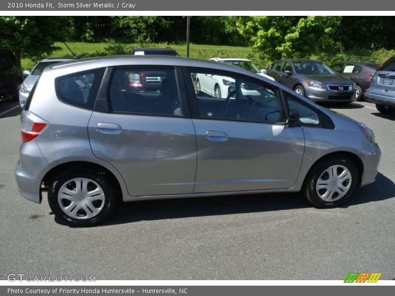 Storm Silver Metallic / Gray 2010 Honda Fit