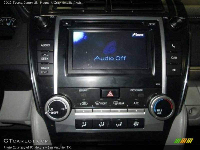 Magnetic Gray Metallic / Ash 2012 Toyota Camry LE