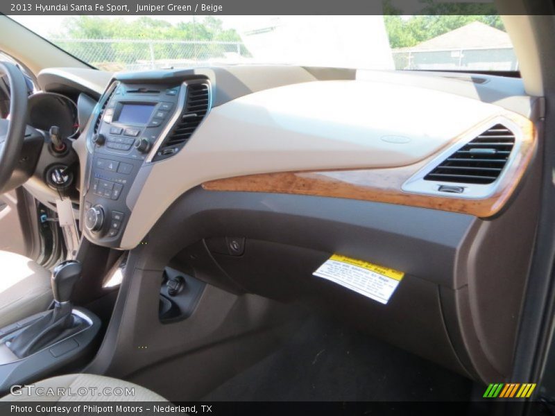 Juniper Green / Beige 2013 Hyundai Santa Fe Sport