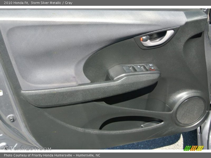 Storm Silver Metallic / Gray 2010 Honda Fit