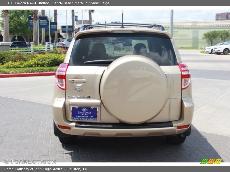 Sandy Beach Metallic / Sand Beige 2010 Toyota RAV4 Limited