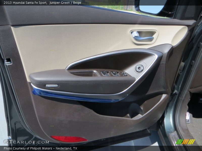Juniper Green / Beige 2013 Hyundai Santa Fe Sport