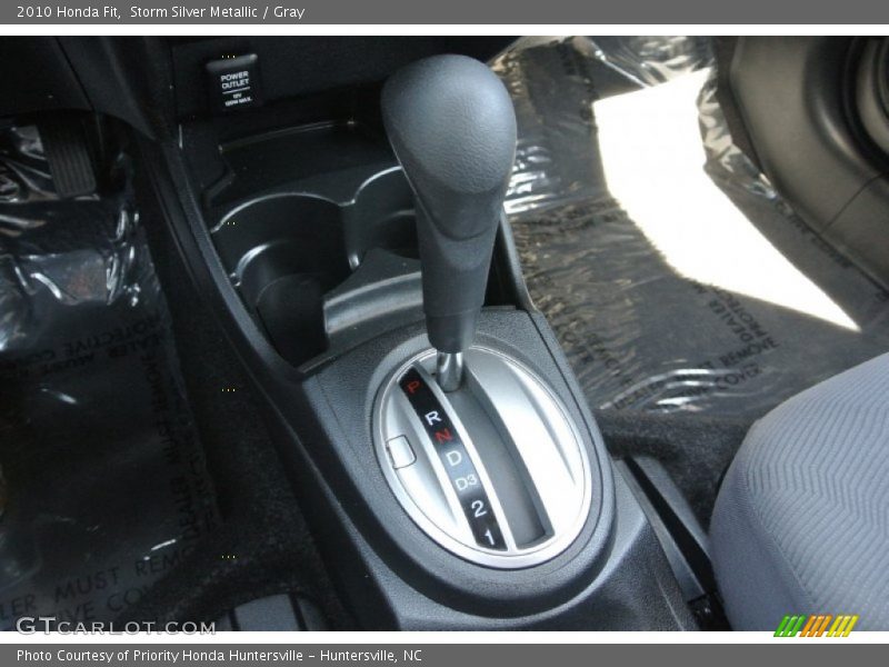 Storm Silver Metallic / Gray 2010 Honda Fit