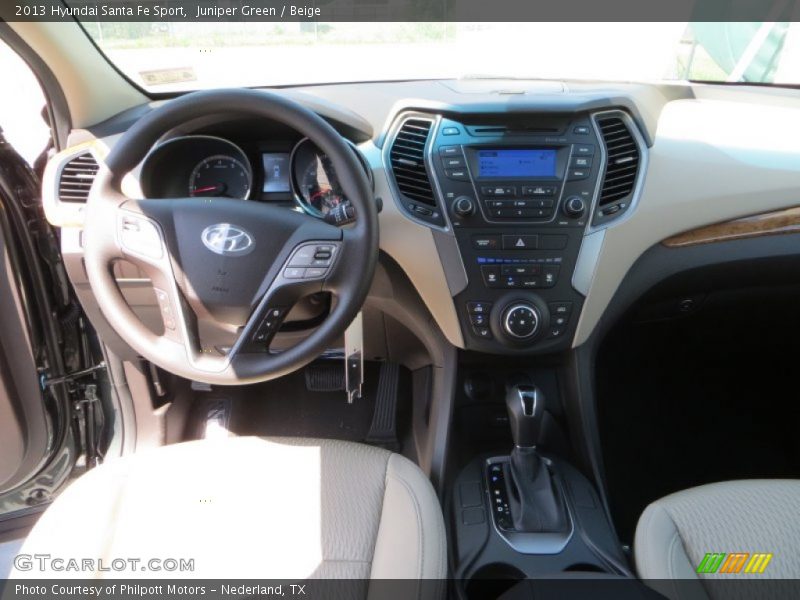 Juniper Green / Beige 2013 Hyundai Santa Fe Sport
