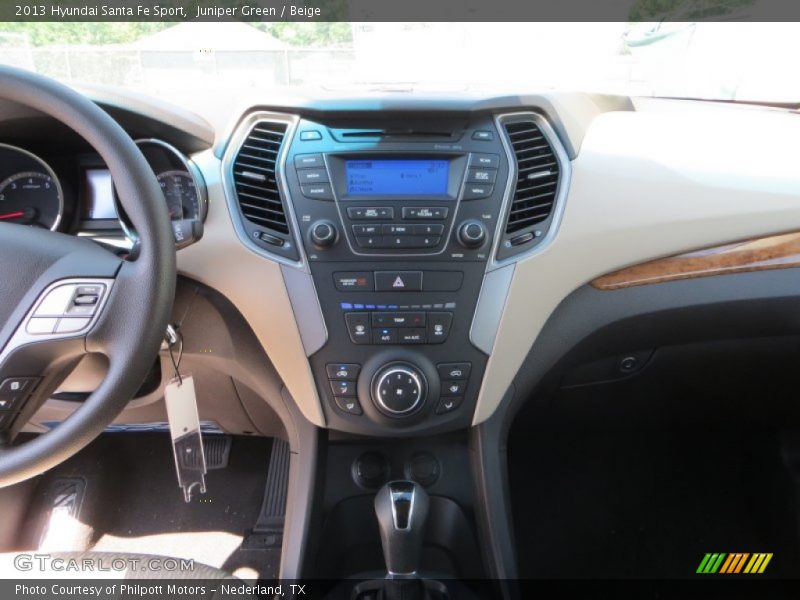 Juniper Green / Beige 2013 Hyundai Santa Fe Sport
