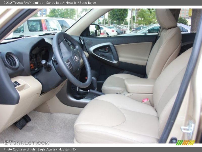 Sandy Beach Metallic / Sand Beige 2010 Toyota RAV4 Limited