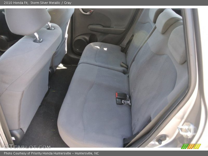 Storm Silver Metallic / Gray 2010 Honda Fit