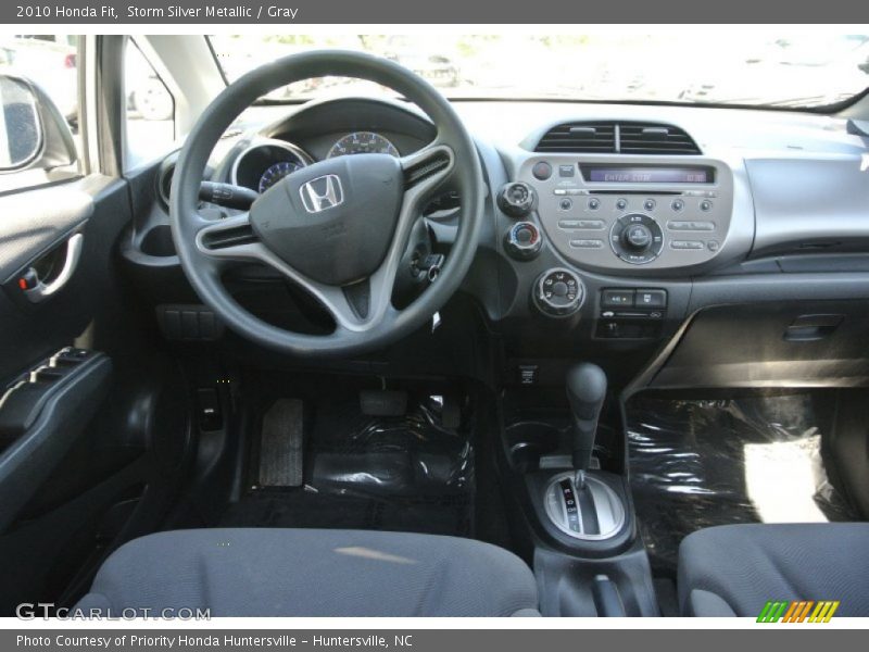 Storm Silver Metallic / Gray 2010 Honda Fit